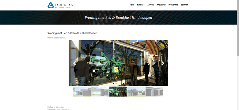 Vernieuwde website Lautenbag Architectuur