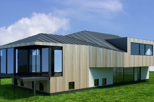 Architectuur Friesland, verbouwing en uitbreiding splitlevel woning