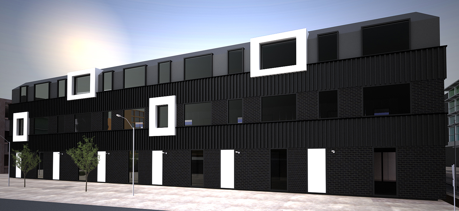 28 appartementen Leeuwarden, architectuurproject friesland