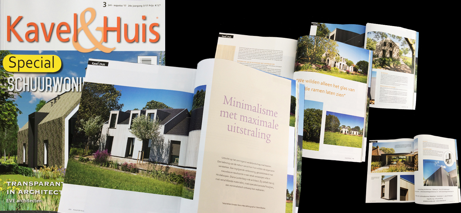 Publicatie Kavel en Huis Villa Hindeloopen, Architectuur Friesland, schuurwoning