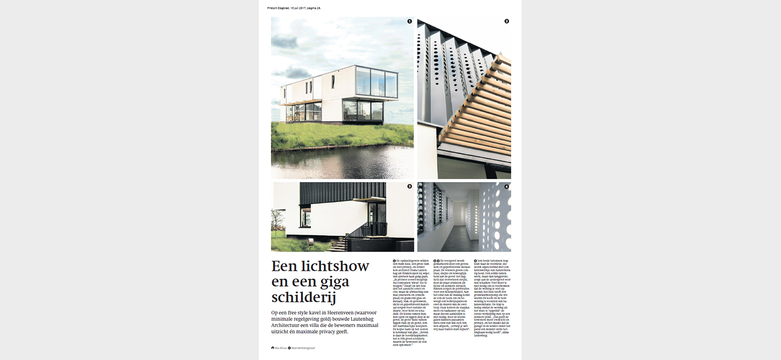 Moderne architectuur Gemeente Heerenveen, Villa Heerenveen
