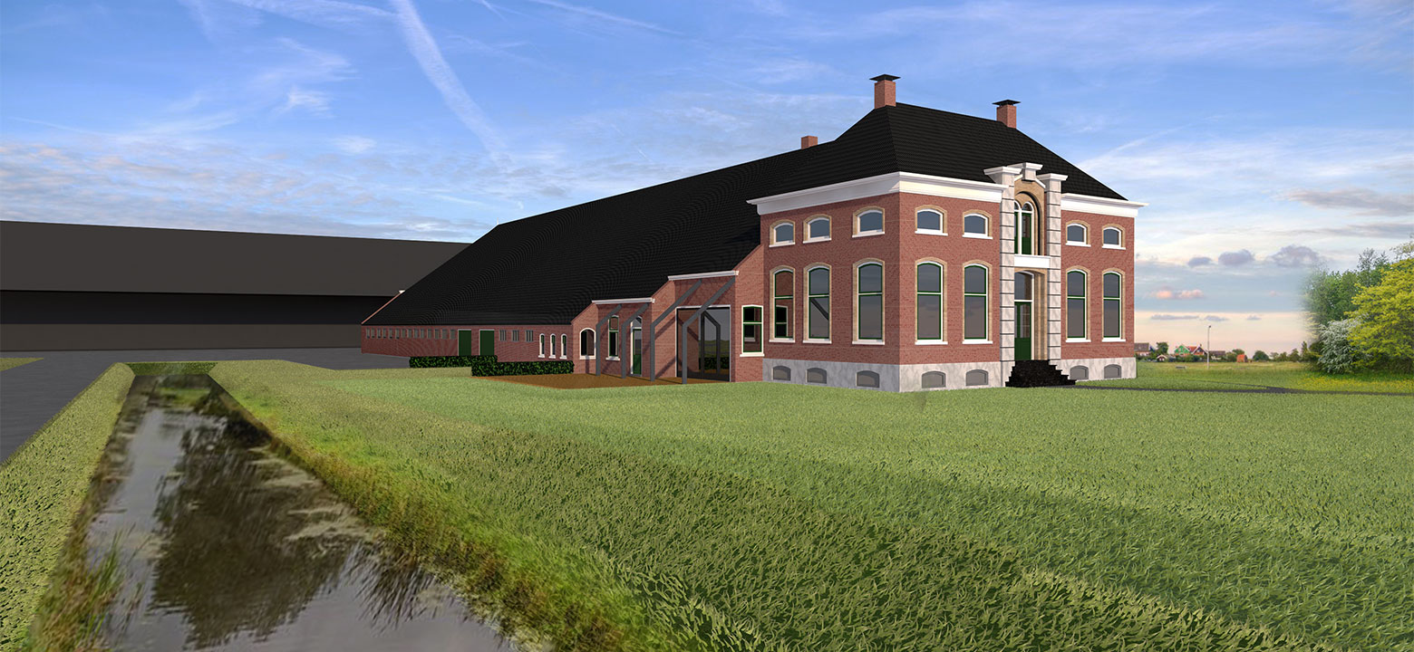 Lounge woonboerderij Friesland, Architect Friesland